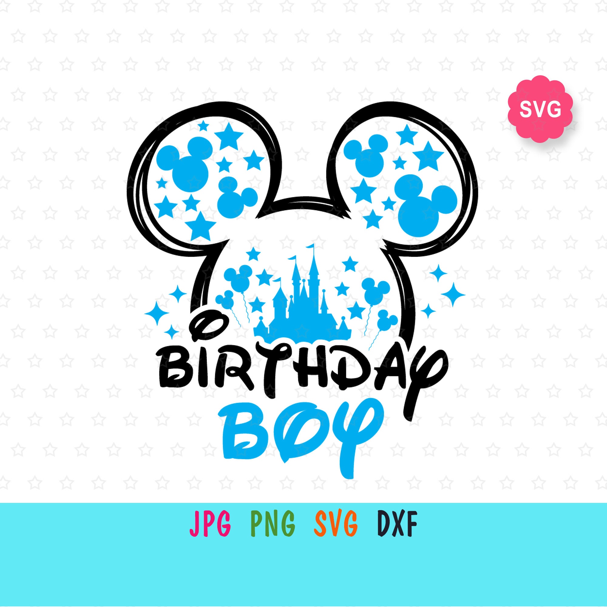 Disney Birthday Boy SVG para cricut mickey cumpleaños  Etsy