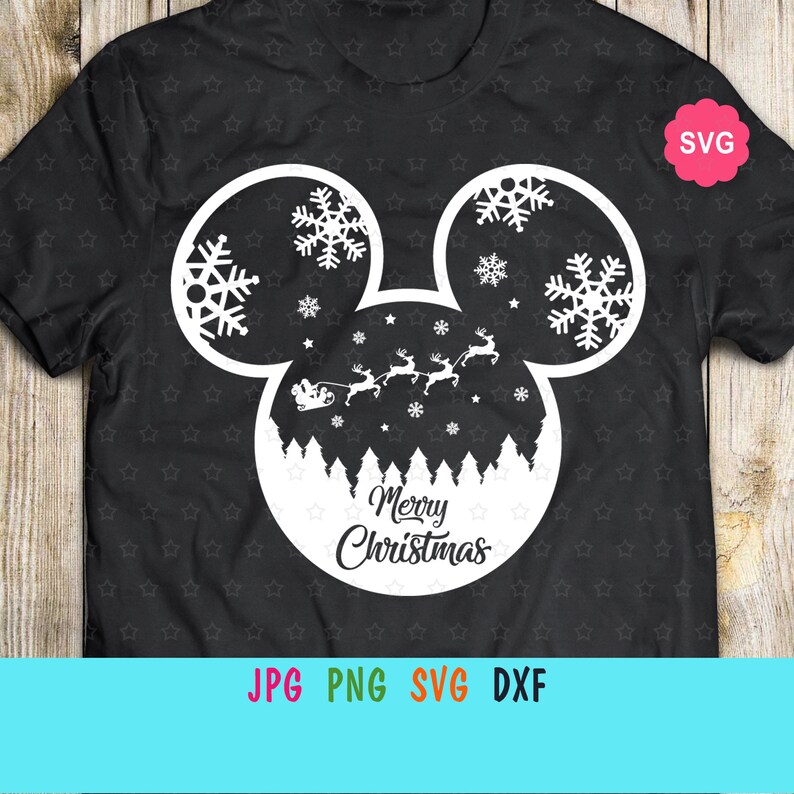Download Mickey Merry Christmas SVG for cricut Disney Christmas | Etsy