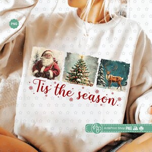 Tis The Season Png, Weihnachtsmann Png, Weihnachtsbaum Png, Rentier Png, Weihnachtszeit Png, Aquarell Weihnachten Png, Retro Weihnachten Png