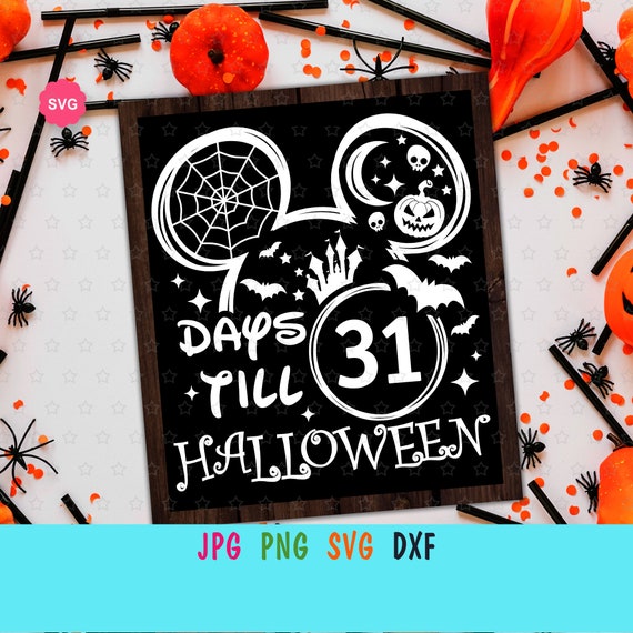 Halloween Countdown Svg for Cricut Halloween Calendar Print - Etsy Denmark