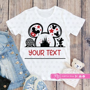 Mouse Split Monogram Bundle Svg for Cricut, Mouse Baby Name Svg, Family ...