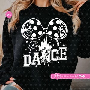 Mouse Girl Dance Svg per cricut, Ragazza danzante Svg, Mouse mamma Svg, Mamma danzante Svg, Festa della mamma Svg, Stagione della danza Svg