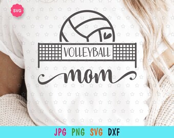 Volleyball Mom Svg for cricut, Volleyball vibes Svg, Volleyball Svg, Game day Svg, Volleyball shirt Svg, Sport ball Svg