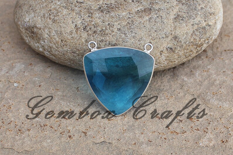 Semi Precious Gemstone Pair Faceted Teardrop Briolette 5.5 to 6mm Blue Topaz Gemstone Bead