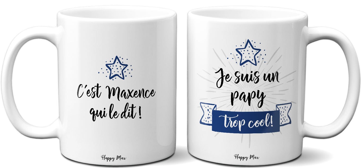Mug Papy Trop Cool Personnalisable