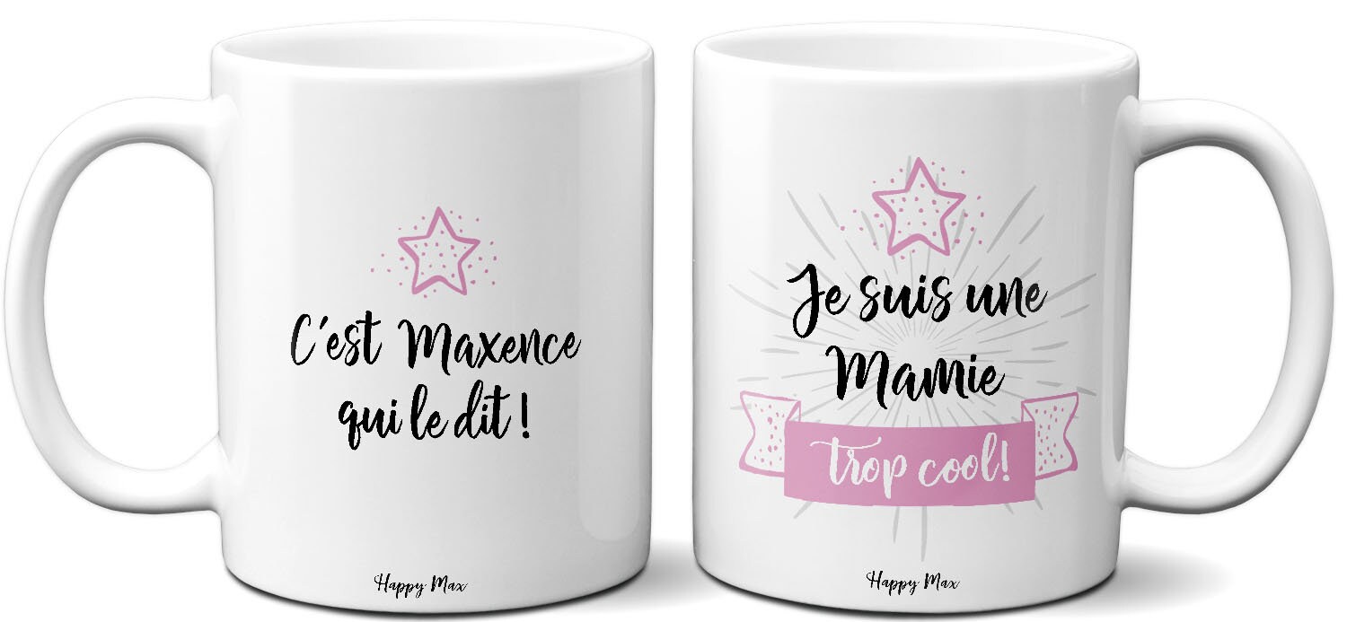 Mug Mamie Trop Cool Personnalisable