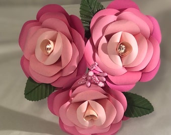 Handmade Paper Flower Bouquet: Birthday, Anniversary, Wedding Decor