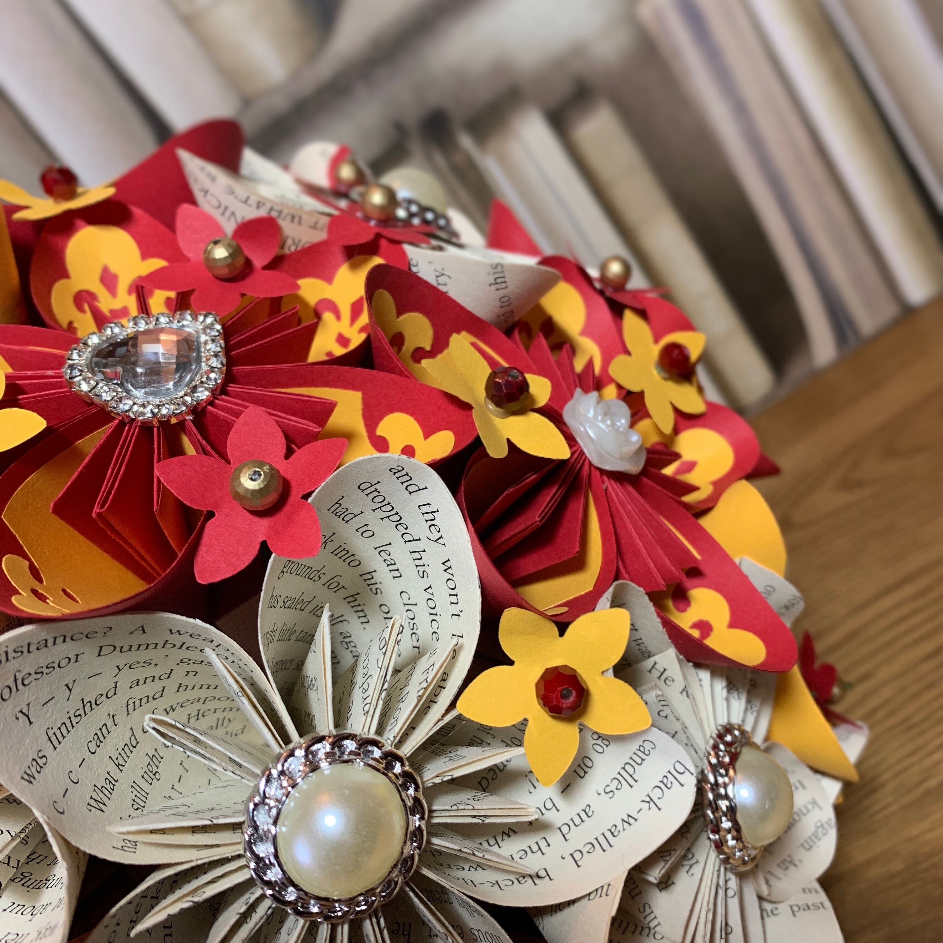 Wedding Flower Set. Paper Flowers. Buttonhole Bridesmaid Etsy