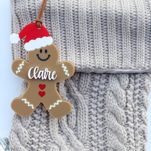 Gingerbread ornaments, Gingerbread gift tags, Christmas Ornament, kids Christmas gift