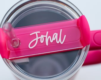 Personalized Stanley name topper, Personalized Tumbler Name plate, Tumbler Accessories, Acrylic Name Tag, Custom name tag