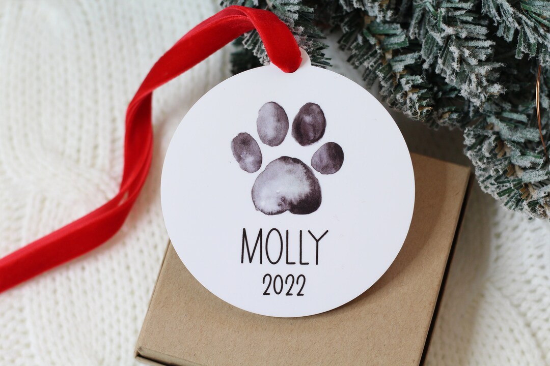 Personalized Pet Ornament Pet Christmas Gift Dog Name Ornament Custom ...
