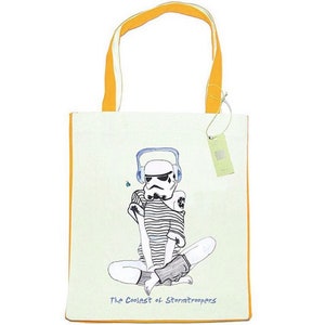 Stormtrooper Canvas Tote Bag ,Cute Tote,Gift for geek, Star wars Tote, Inside Pocket,Washable Canvas Tote, Durable Canvas Tote,Funny Tote