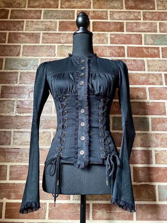 Black Gothic Corset Jacket