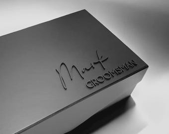Luxury Personalized Magnetic Gift Box | Bridesmaid Proposal Box | Custom Bridal Party Keepsake | Groomsmen Gift Box