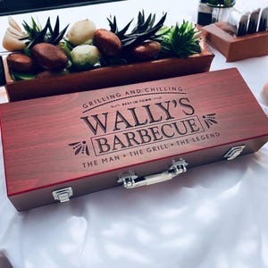 Engraved BBQ Utensil Set: Personalized Grill Master, Hostess, Birthdays, Anniversary