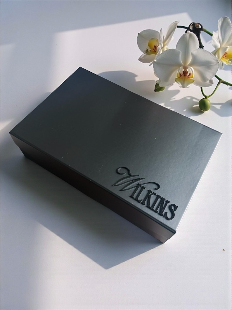 Groomsmen Proposal Box | Personalized Magnetic Keepsake with 3D Acrylic Name immagine 9
