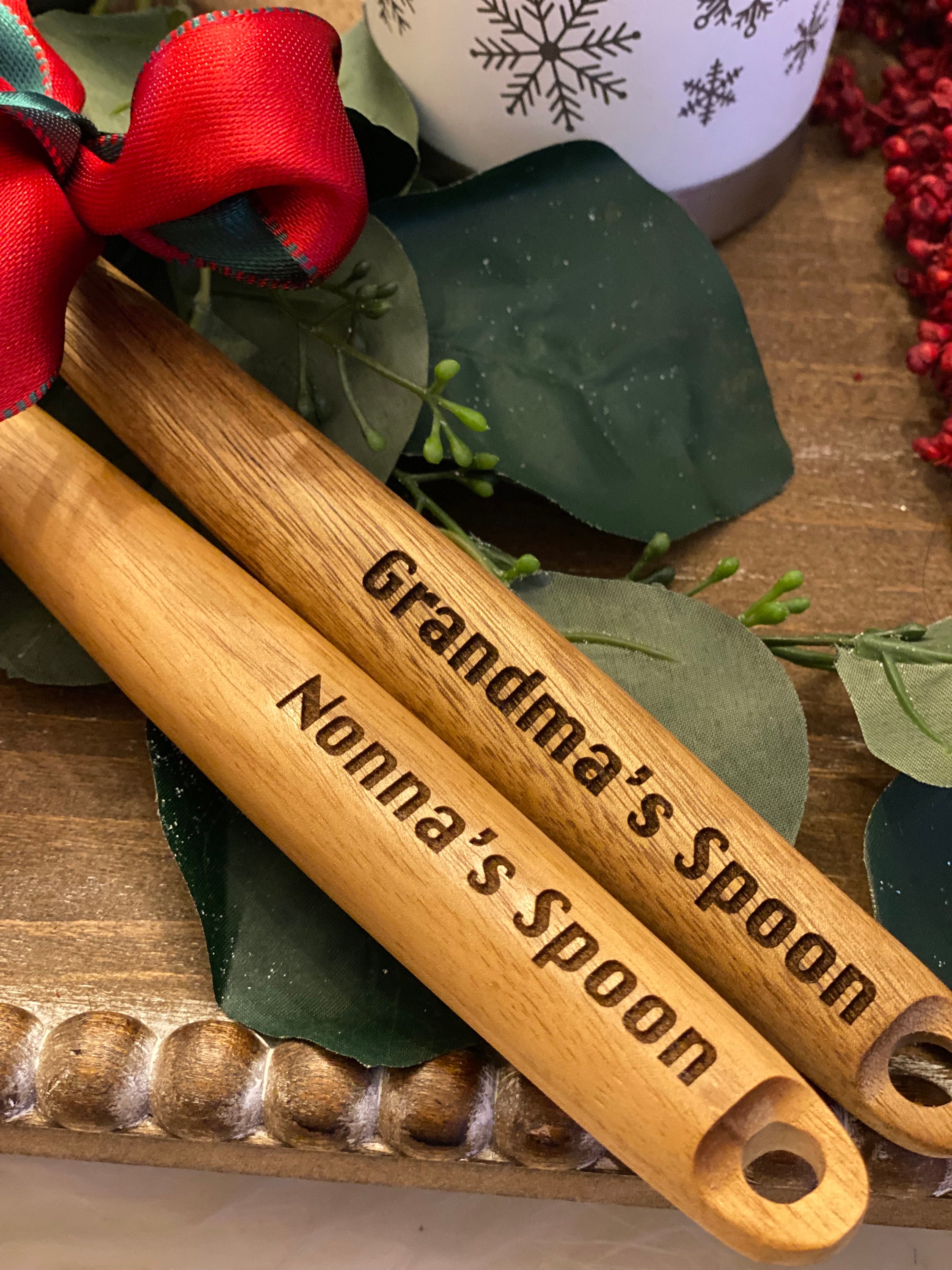 Nonna or Nonnos Sugo Spoon Wood Spoon Custom Baking Gift Etsy