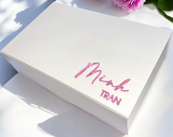 Personalized Magnetic Gift Box: 3D Acrylic Logo, Wedding Proposal, Keepsake