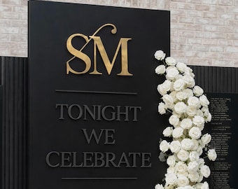 Custom Acrylic Letters and Numbers: DIY Wedding & Event Signage