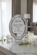 Engraved Silver Tray Bar Menu or Seating Table Wedding Keepsake product logo