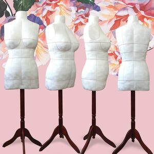 Pdf Make A Half Scale Dress Form With This Pattern Etsy