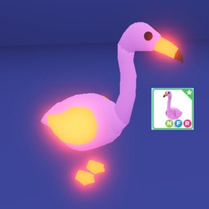 Roblox Adopt Me Neon Flamingo mit Fly and Ride | Etsy