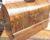 Beautiful Antique Singer 99, 28, 128 Bentwood Sewing Machine Case Only