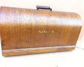Antique Singer full size bentwood Sewing Machine Top Case Only