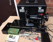 Vintage Singer Featherweight Convertible Free Arm 222K Sewing Machine