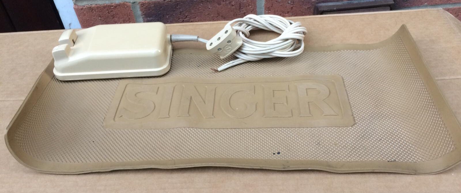 Tan Singer Featherweight Foot Pedal Made in Canada Part Etsy