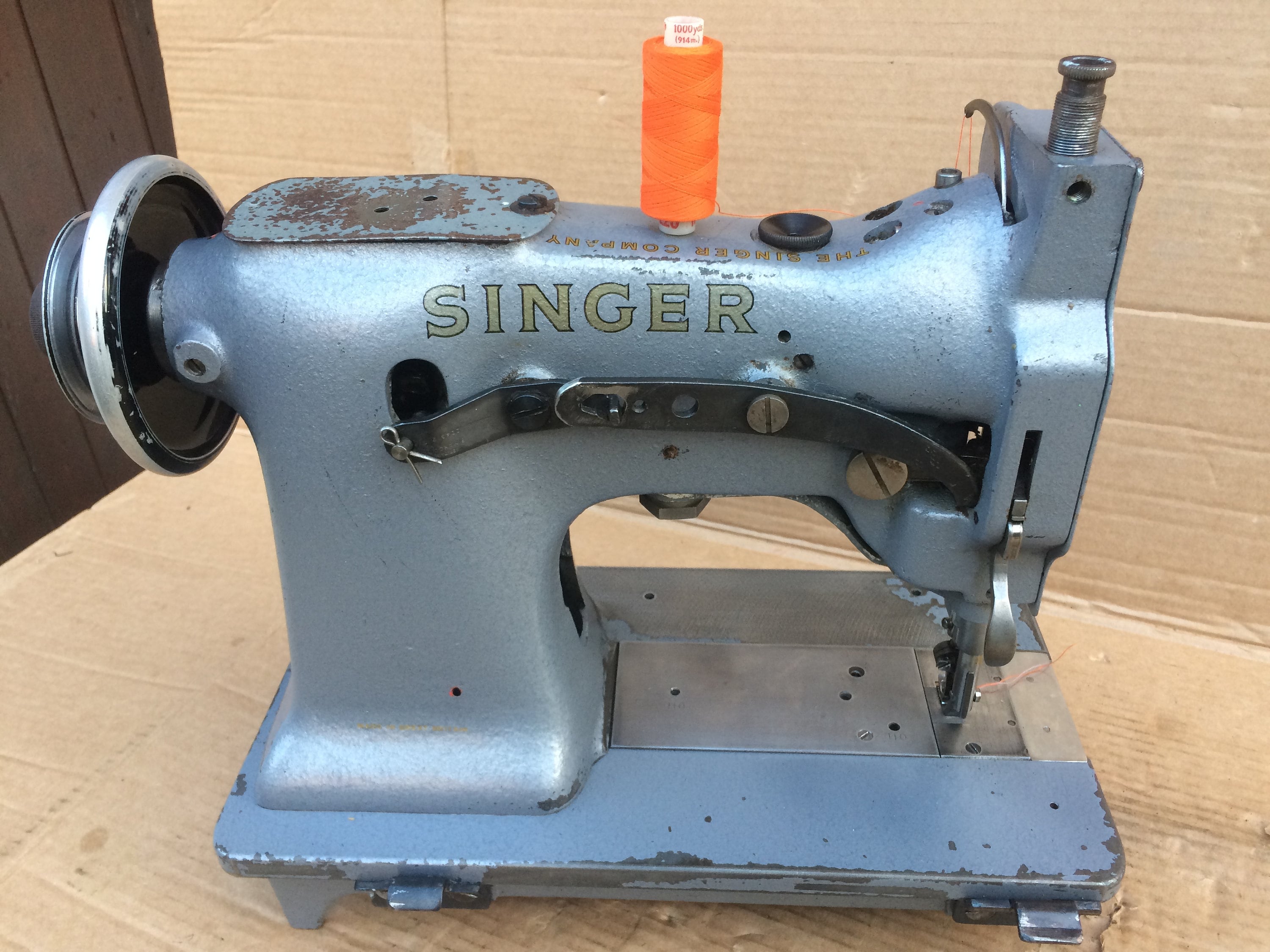 Singer 151K1 Compound Unison Feed Walking Foot Heavy Duty Sewing Machine 