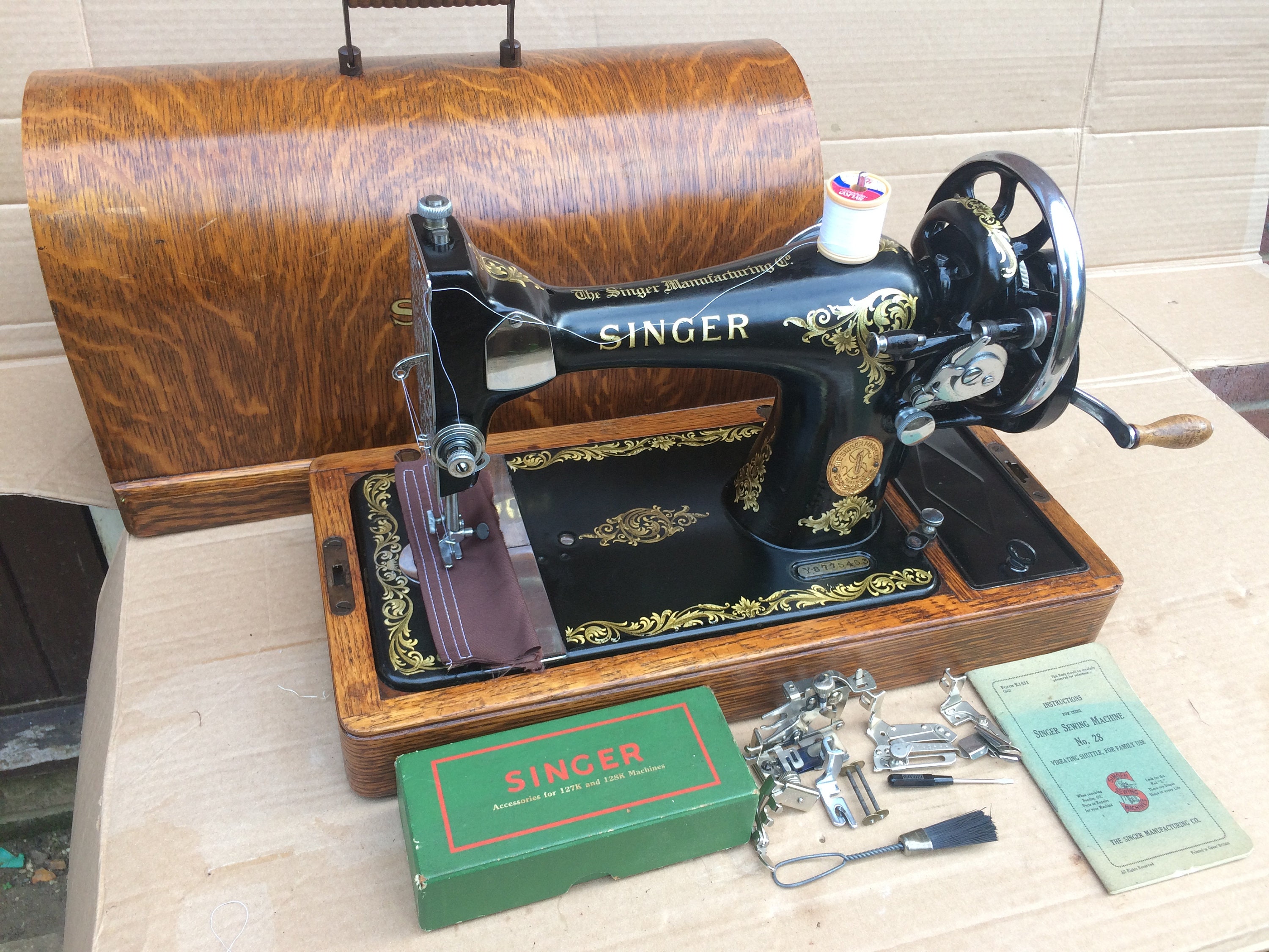 Singer Sewing Machine Decals for sale Only 4 left at 65