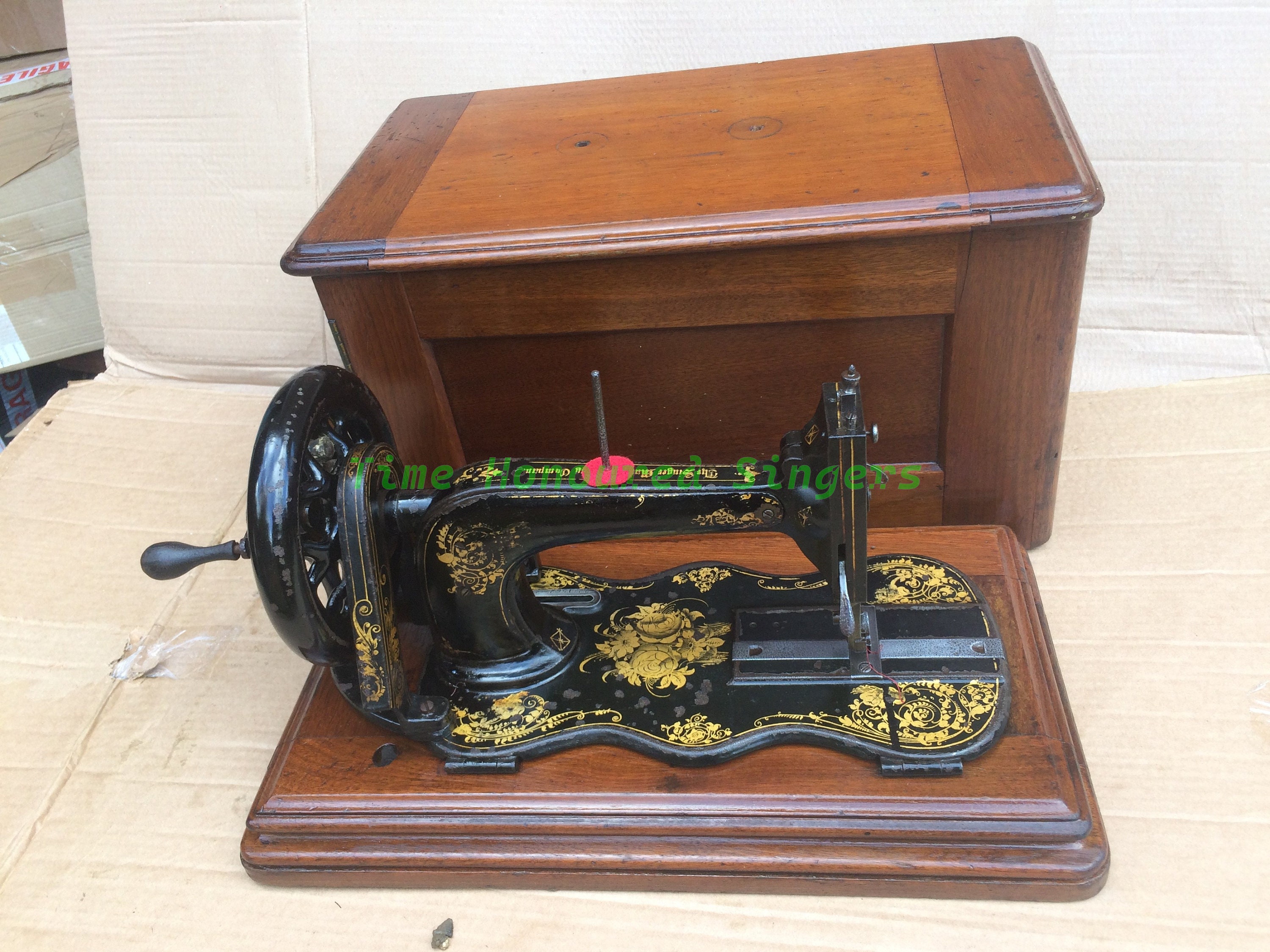 SINGER SIMANCO Sewing Machine Motor, Light, Pedal Cabling Serviced &  Restored by 3FTERS 