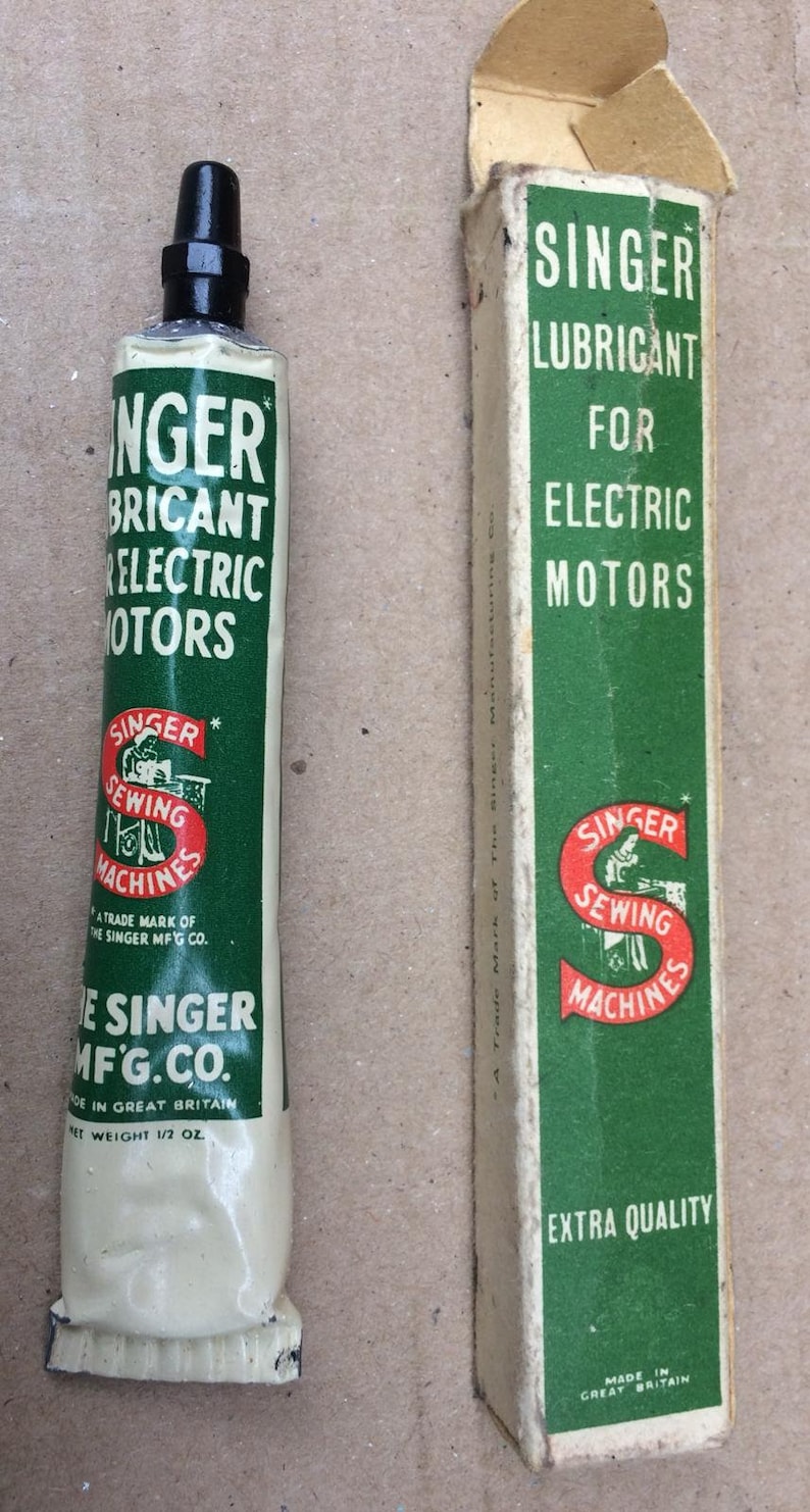 Original Singer Motor Lubricant in box | Etsy