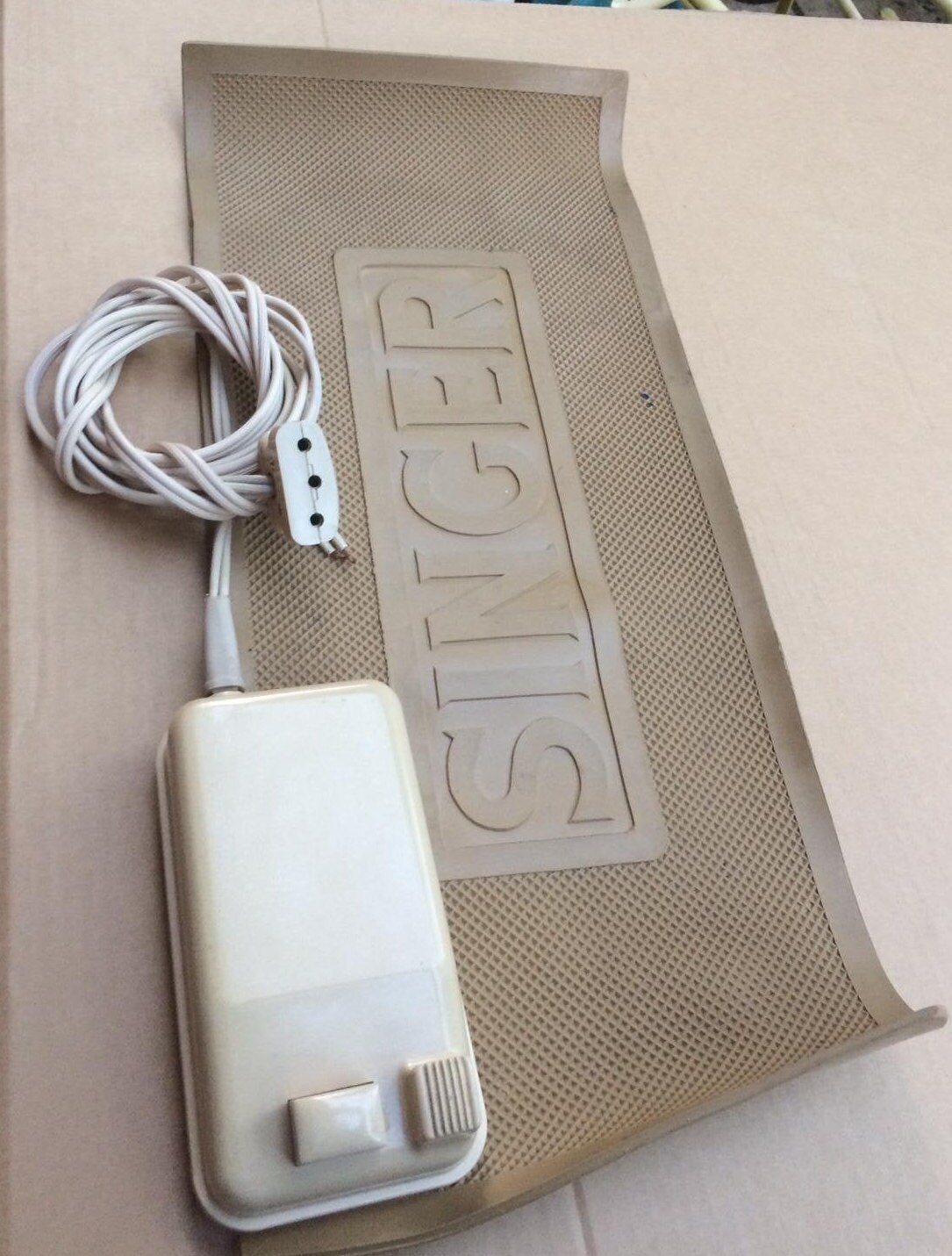 Tan Singer Featherweight Foot Pedal Made in Canada Part Etsy