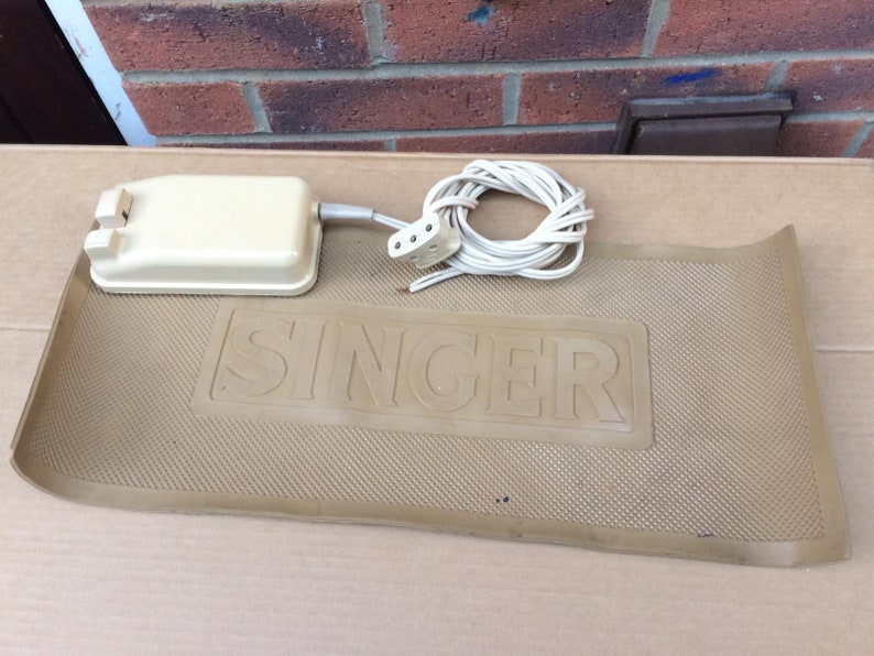 Tan Singer Featherweight Foot Pedal Made in Canada Part Etsy
