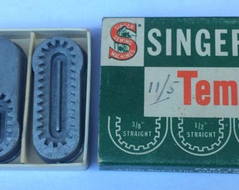 4 x Singer Buttonhole Templates for 160506 & 160743