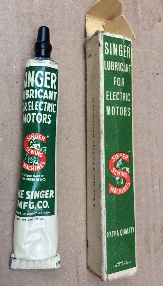 Original Singer Motor Lubricant in box Etsy