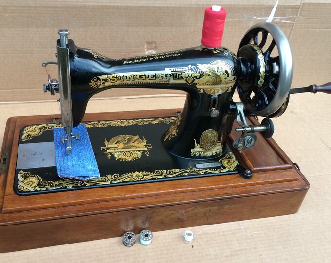 Sphinx Singer 15, 15K Hand Crank Antique Sewing Machine Etsy