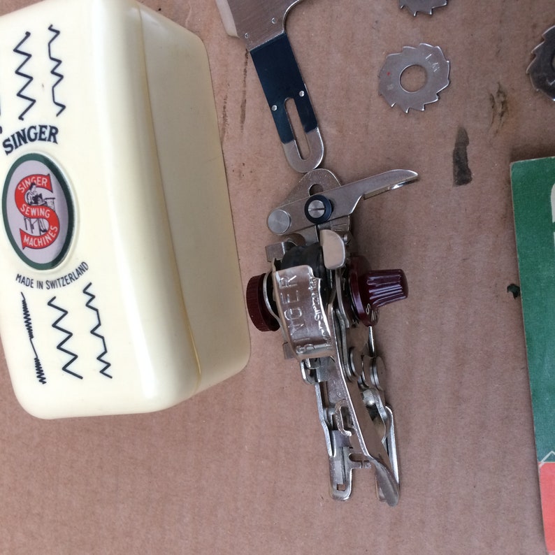 Vintage Singer Automatic Swiss Zig Zag Attachment 160990 Etsy