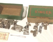 Vintage Singer 221, 222, 99, 66, 15, 201 Sewing Machine attachments Accessories
