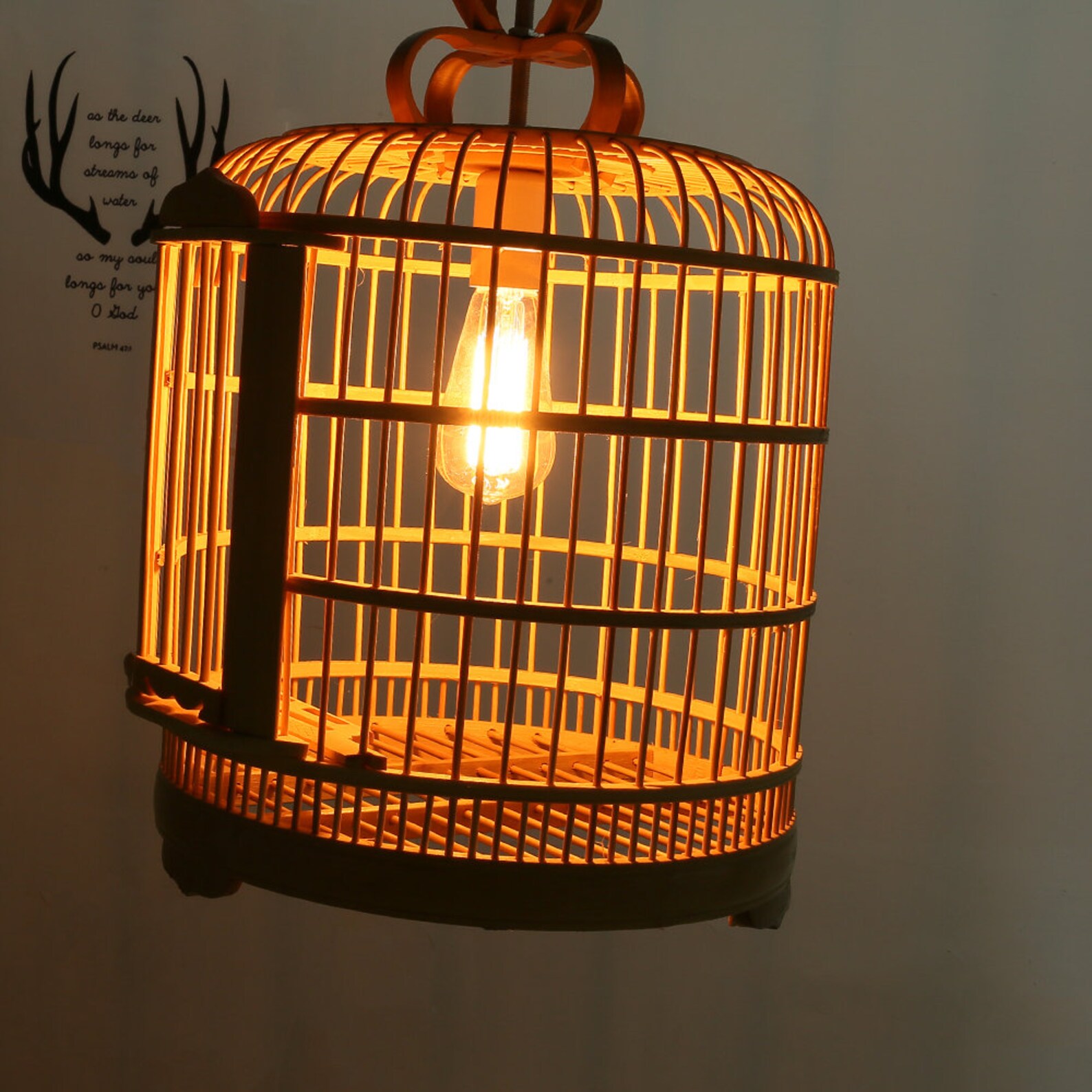 Arturest Creative Bird Cage Lamp Shade Artistic Home Etsy