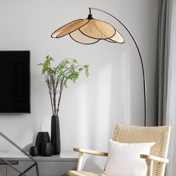 Arturest Floor Lamprattan Lampbamboo Uk Arturest Floor Lamprattan, Bohemian Floor Lamp Uk