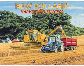 New Holland Tractor Etsy