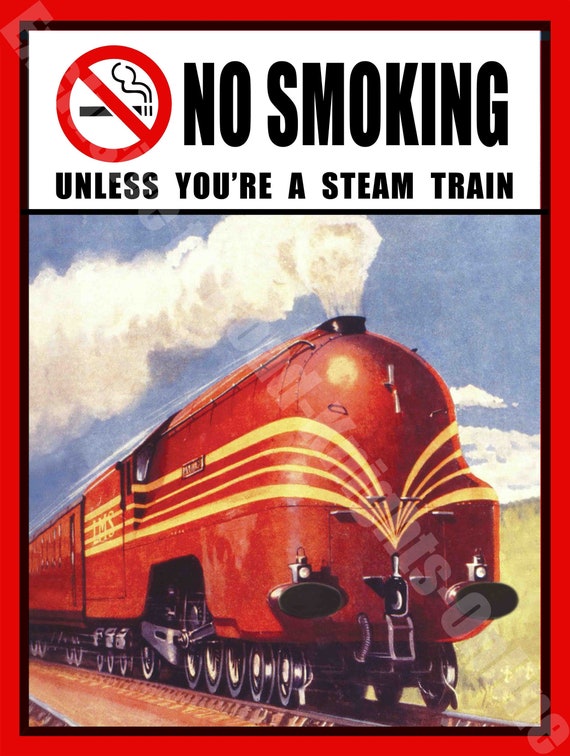 Steam Train Magnet, Sticker, or Patch