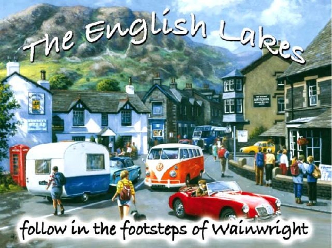 The English Lakes, Follow Wainwright Lake District Metal/steel Wall Sign Etsy UK