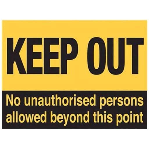 Tin Sign Keep Out Of Direct Sunlight 20x15cm 