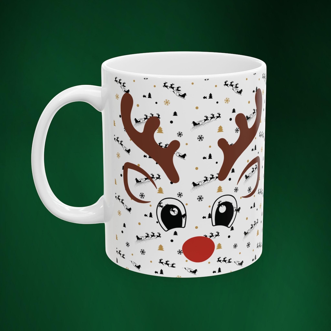 Oh Deer Christmas Mug main image 1