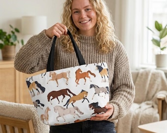 Bolsa térmica para el almuerzo para amantes de los caballos