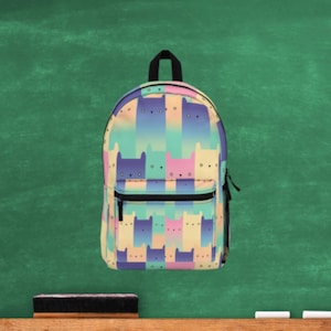 Moderne Katzen-Fall-Rucksack Back to School